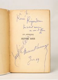 BAKER : Les mémoires de Joséphine Baker recueillis et adaptés par Marcel Sauvage - Signed book, First edition - Edition-Originale.com