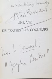 BAKER : Une vie de toutes les couleurs - Souvenirs présentés par André Rivollet - Signed book, First edition - Edition-Originale.com