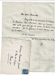 BALTHUS : Lettre autographe signée adressée à Henriette Gomès - Autographe, Edition Originale - Edition-Originale.com