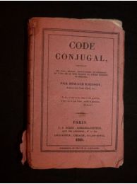 BALZAC : Code conjugal - Edition Originale - Edition-Originale.com