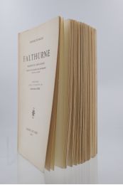 BALZAC : Falthurne - Manuscrit de l'abbé Savonati - First edition - Edition-Originale.com