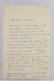 BALZAC : Lettre autographe signée adressée à Jean-Baptiste Violet d'Epagny, directeur du théâtre de l'Odéon, à propos des Ressources de Quinola - Signiert, Erste Ausgabe - Edition-Originale.com