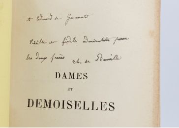 BANVILLE : Dames et demoiselles - Autographe, Edition Originale - Edition-Originale.com