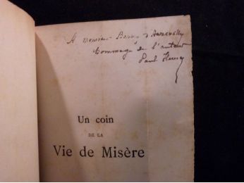 BARBEY D'AUREVILLY : Un coin de la vie de misère - Signed book, First edition - Edition-Originale.com