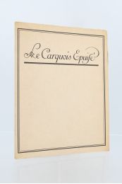 BARBIER : Le carquois épuisé - First edition - Edition-Originale.com