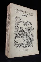 BARBILLAT : Chansons populaires dans le bas-Berry. Parole et musiques recueillis par Emile Barbillat & Laurian Touraine. - Signed book, First edition - Edition-Originale.com