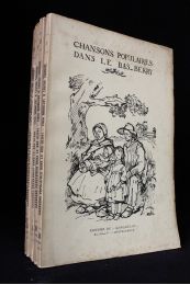 BARBILLAT : Chansons populaires dans le bas-Berry. Parole et musiques recueillis par Emile Barbillat & Laurian Touraine. - Autographe, Edition Originale - Edition-Originale.com