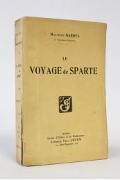 BARRES : Le voyage de Sparte - Erste Ausgabe - Edition-Originale.com