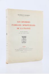 BARRES : Les diverses familles spirituelles de la France - Edition Originale - Edition-Originale.com