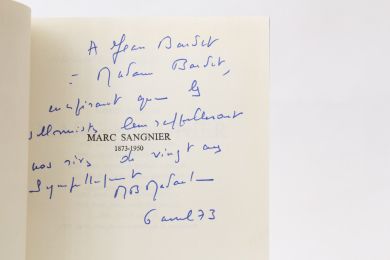 BARTHELEMY-MADAULE : Marc Sangnier  1873-1950 - Signed book, First edition - Edition-Originale.com