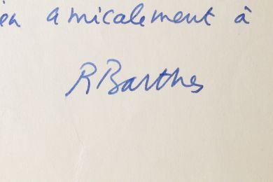 BARTHES : Carte autographe signée de Roland Barthes à René Wintzen - Libro autografato, Prima edizione - Edition-Originale.com