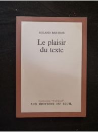 BARTHES : Le plaisir du texte - Prima edizione - Edition-Originale.com