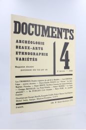 BATAILLE : Documents N°4 de la deuxième année - Prima edizione - Edition-Originale.com