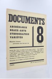 BATAILLE : Documents N°8 de la deuxième année - Prima edizione - Edition-Originale.com