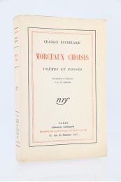 BAUDELAIRE : Morceaux choisis - Poëmes et proses - Edition Originale - Edition-Originale.com