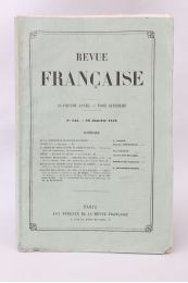 BAUDELAIRE : Poésie : Le goût du néant. - Le possédé - In Revue française N°144 de la quatrième année. - Erste Ausgabe - Edition-Originale.com