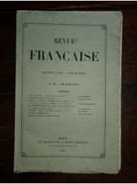 BAUDELAIRE : Poésies : La beauté. - Le flambeau vivant. - Harmonie du soir. - Le flacon. - La géante. - Le poison. - Tout entière - In Revue française N°81 de la troisième année - Edition Originale - Edition-Originale.com