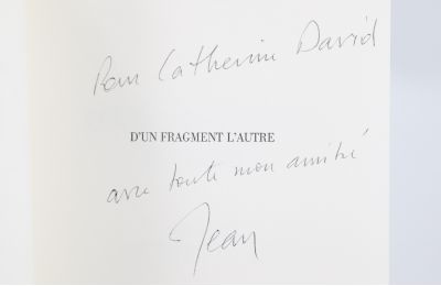 BAUDRILLARD : D'un fragment l'autre - Entretiens avec François L'Yvonnet - Autographe, Edition Originale - Edition-Originale.com