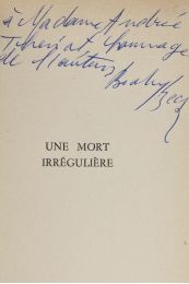BECK : Une mort irrégulière - Autographe, Edition Originale - Edition-Originale.com