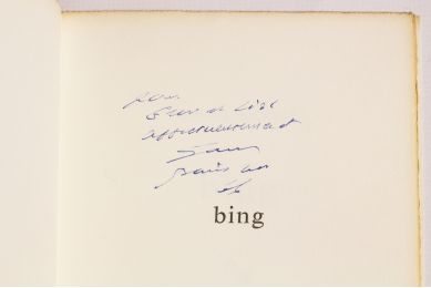 BECKETT : Bing - Signed book, First edition - Edition-Originale.com