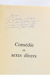 BECKETT : Comédies et actes divers - Autographe, Edition Originale - Edition-Originale.com