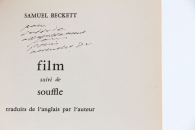 BECKETT : Film - Autographe, Edition Originale - Edition-Originale.com