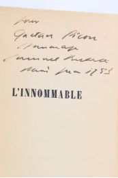 BECKETT : L'innommable - Signed book, First edition - Edition-Originale.com