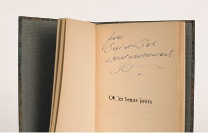 BECKETT : Oh les beaux jours - Libro autografato, Prima edizione - Edition-Originale.com