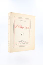 BEDEL : Philippine - Prima edizione - Edition-Originale.com