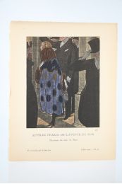 BEER : Appelez Urbain de l'avenue du bois. Manteau du soir, de Beer (pl.47, La Gazette du Bon ton, 1920 n°6) - First edition - Edition-Originale.com