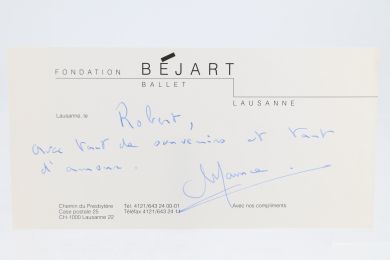 BEJART : La Vie de qui ? Mémoires 2 - Autographe, Edition Originale - Edition-Originale.com