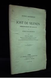BELLET : Notice historique sur Jost de Silenen ambassadeur de Louis XI et évêque de Grenoble - Prima edizione - Edition-Originale.com