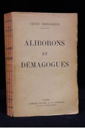 BENJAMIN : Aliborons et démagogues - Signed book, First edition - Edition-Originale.com