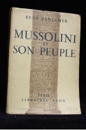 BENJAMIN : Mussolini et son peuple - Libro autografato, Prima edizione - Edition-Originale.com