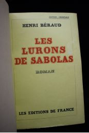 BERAUD : Les lurons de Sabolas - Prima edizione - Edition-Originale.com