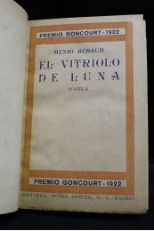 BERAUD : El vitriolo de luna - Libro autografato, Prima edizione - Edition-Originale.com