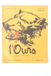 BERAUD : L'ours N°4 de la deuxième année - Erste Ausgabe - Edition-Originale.com