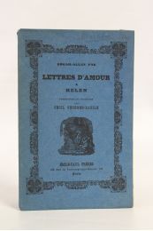 BERCHER : Lettres d'amour à Helen - First edition - Edition-Originale.com