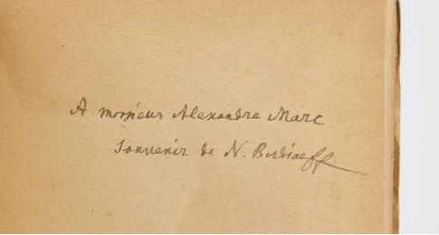 BERDAIEFF : Cinq méditations sur l'existence - Autographe, Edition Originale - Edition-Originale.com