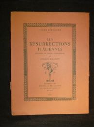 BERENGER : Les résurrections italiennes - Libro autografato - Edition-Originale.com