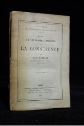 BERGSON : Essai sur les données immédiates de la conscience - Erste Ausgabe - Edition-Originale.com
