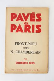 BERL : Front-Popu contre N. Chamberlain - In Pavés de Paris N°4 - First edition - Edition-Originale.com