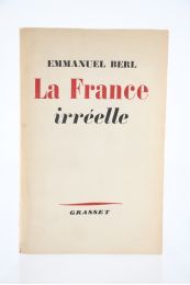 BERL : La France irréelle - Autographe, Edition Originale - Edition-Originale.com