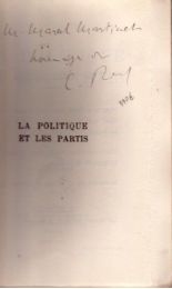 BERL : La politique et les partis - Autographe, Edition Originale - Edition-Originale.com