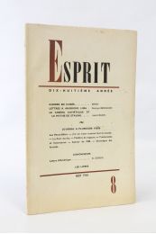 BERNANOS : Esprit. Nouvelle série N°170 de la 18ème année - Prima edizione - Edition-Originale.com