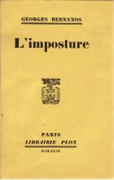 BERNANOS : L'imposture - First edition - Edition-Originale.com