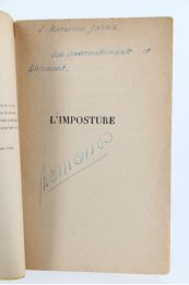 BERNANOS : L'imposture - Signiert, Erste Ausgabe - Edition-Originale.com