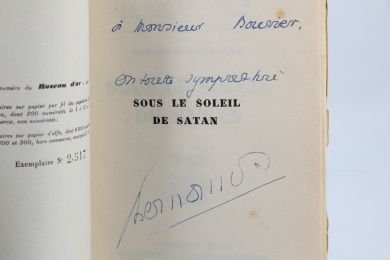 BERNANOS : Sous le soleil de satan - Signiert, Erste Ausgabe - Edition-Originale.com