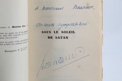 BERNANOS : Sous le soleil de satan - Signed book, First edition - Edition-Originale.com