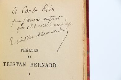 BERNARD : Théâtre I - Autographe - Edition-Originale.com
